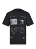 44 LABEL GROUP T-shirt B0030556 FA673-P685 Nero