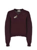 A PAPER KID T-shirts F5PKWOJP087 403 Burgundy