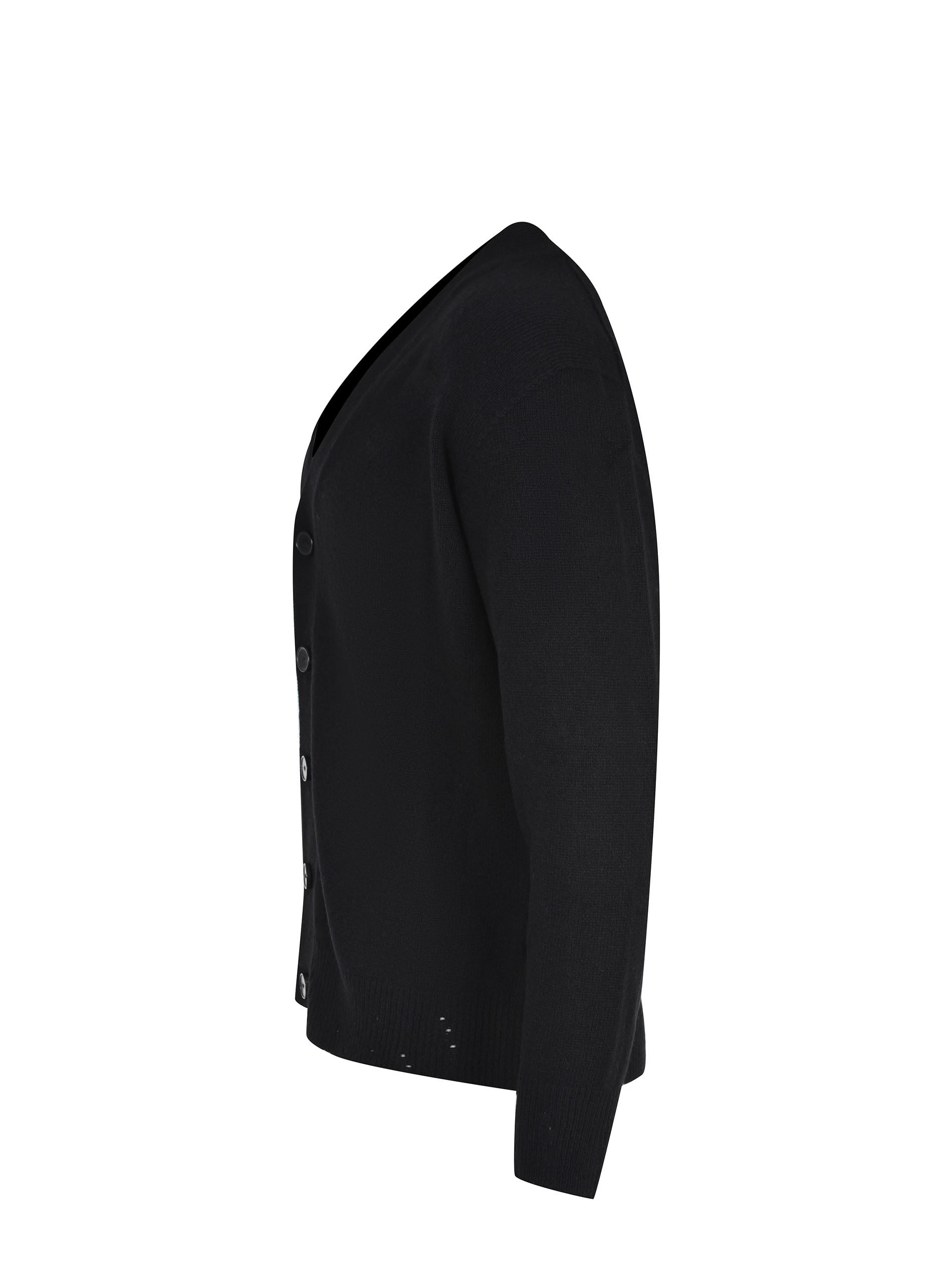 Cardigan Amaranto realizzato in misto lana e 