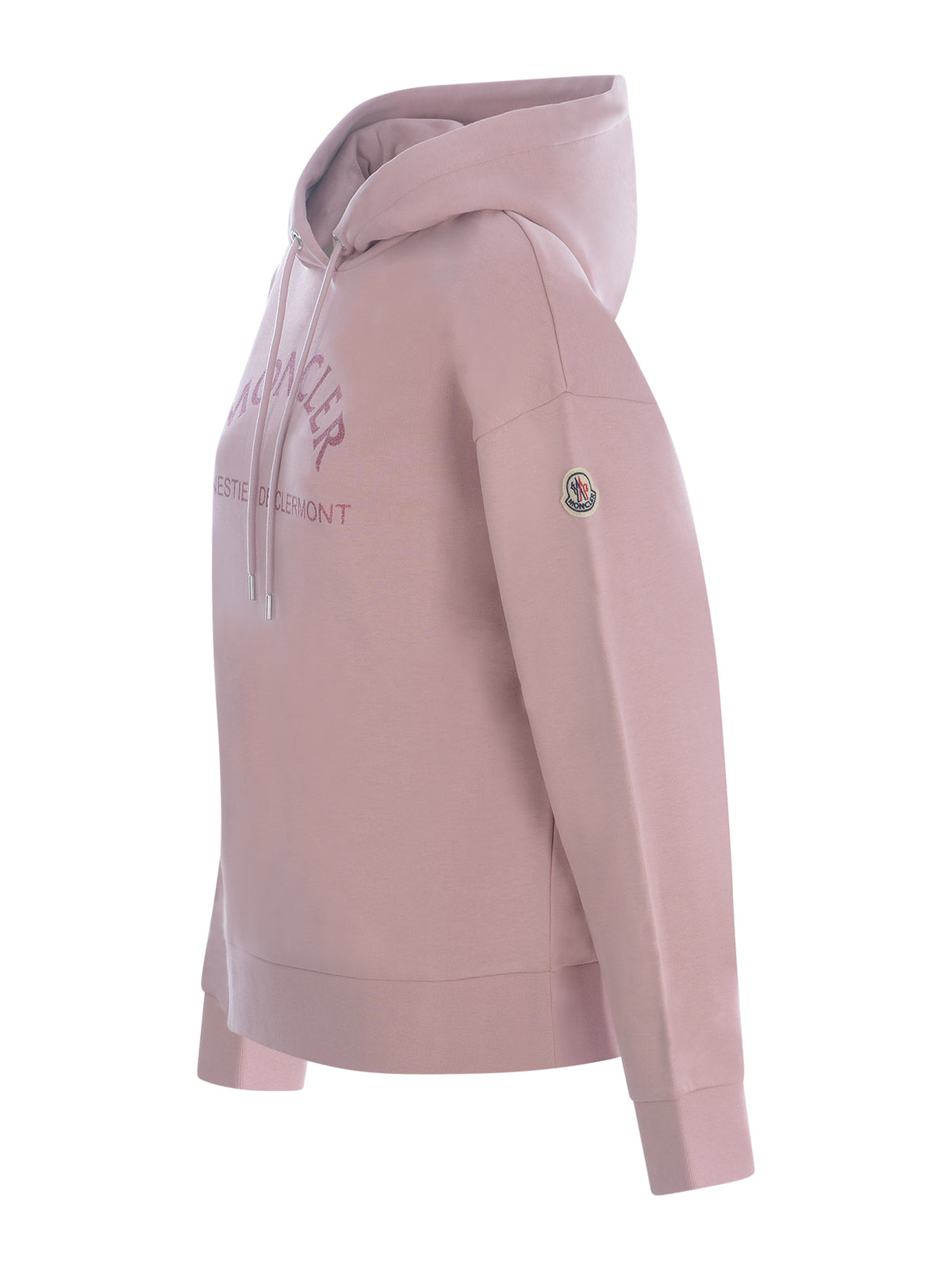 Felpa hoodie Moncler "Glitter logo" 