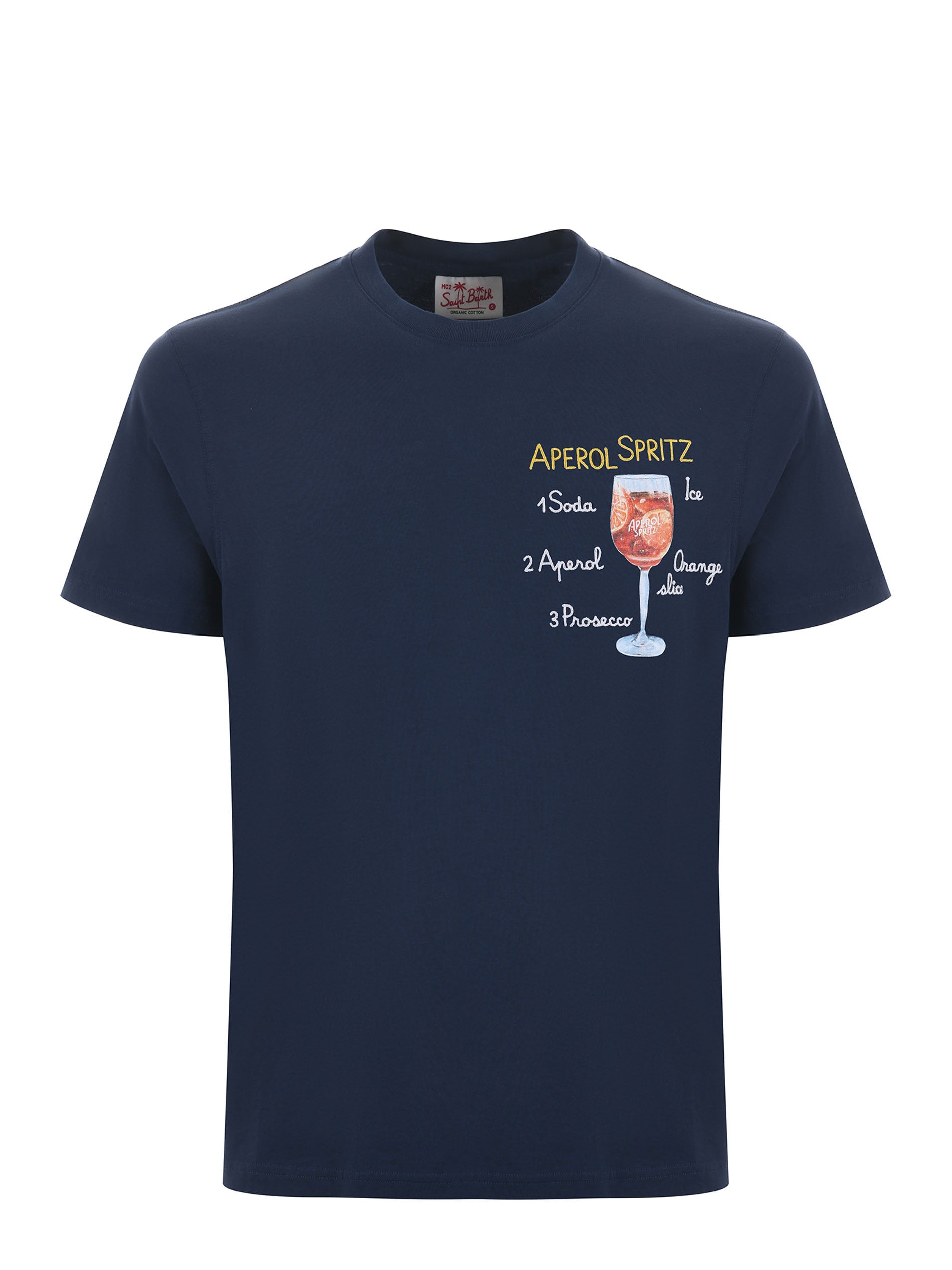 T-shirt MC2 Saint Barth "Aperol spritz" 