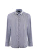 FAY Shirts NCMA150259S XAIU806 White/blue