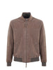 THE JACK LEATHERS Jackets MEM-SUED 11 Dove Grey