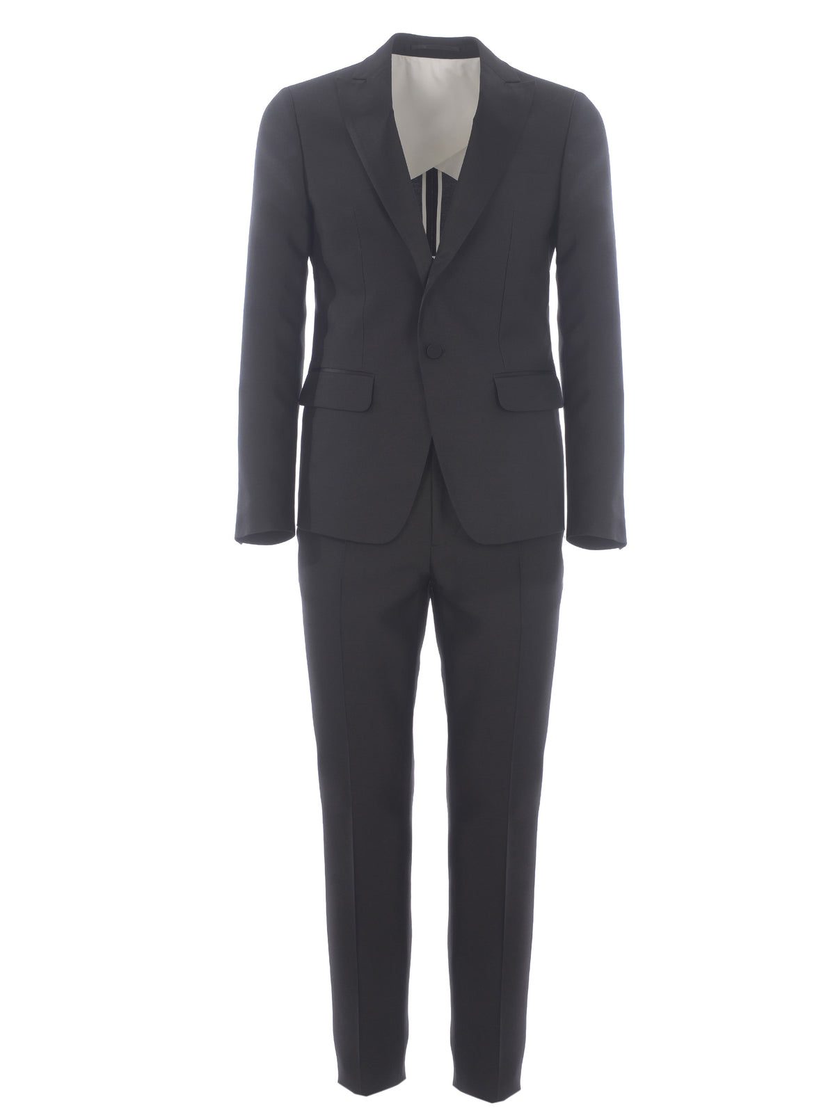 Abito Dsquared2 smoking  in misto lana-seta 