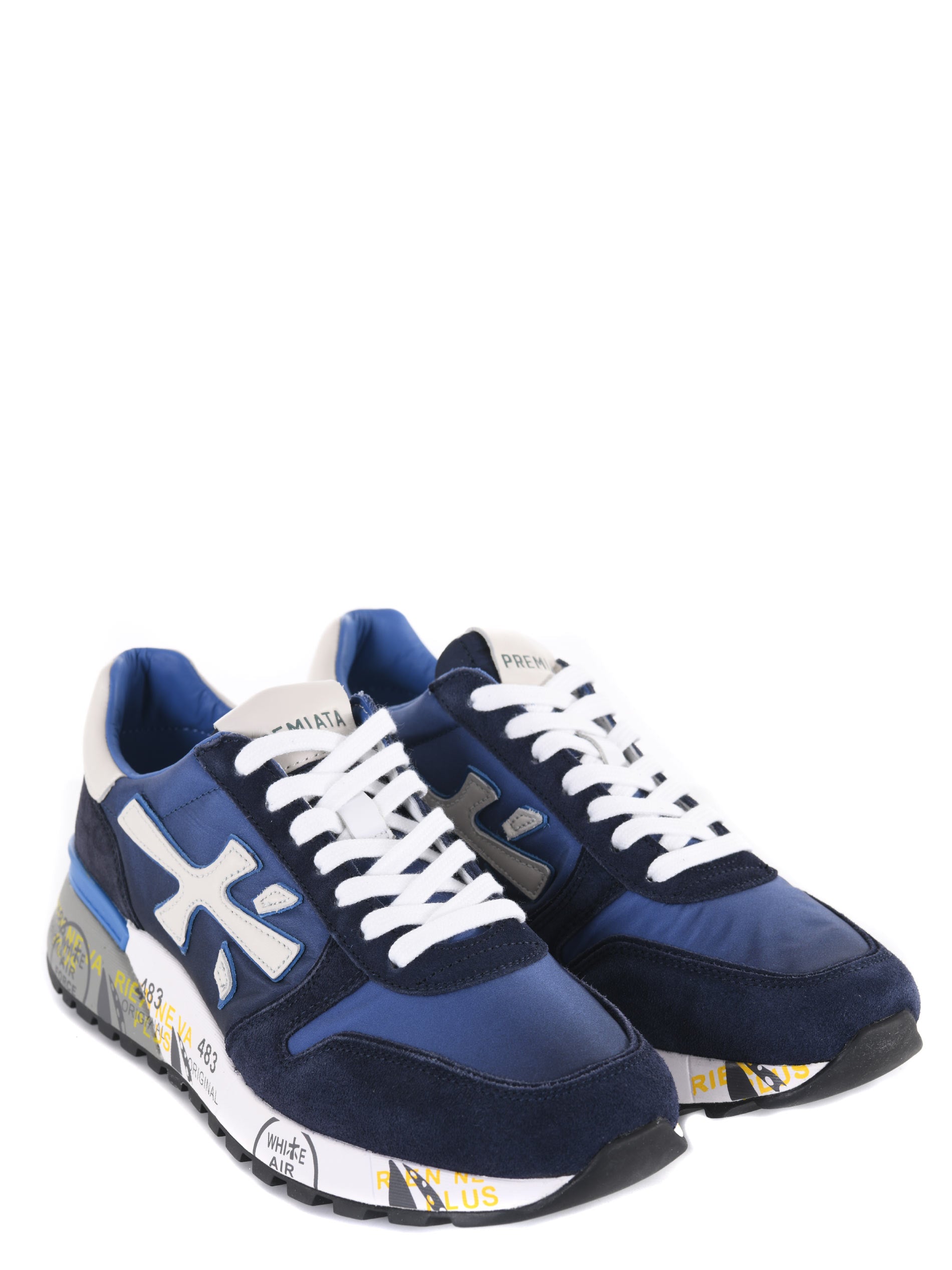 Sneakers Premiata in camoscio e nylon 