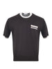 PAOLO PECORA Knitwear A032 F200-2345 Brown/Ivory