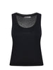 PATRIZIA PEPE Tank Tops 2M4543-J419 K103 Black