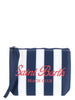 MC2 SAINT BARTH Pouch ALIN001 07588L Blue/white