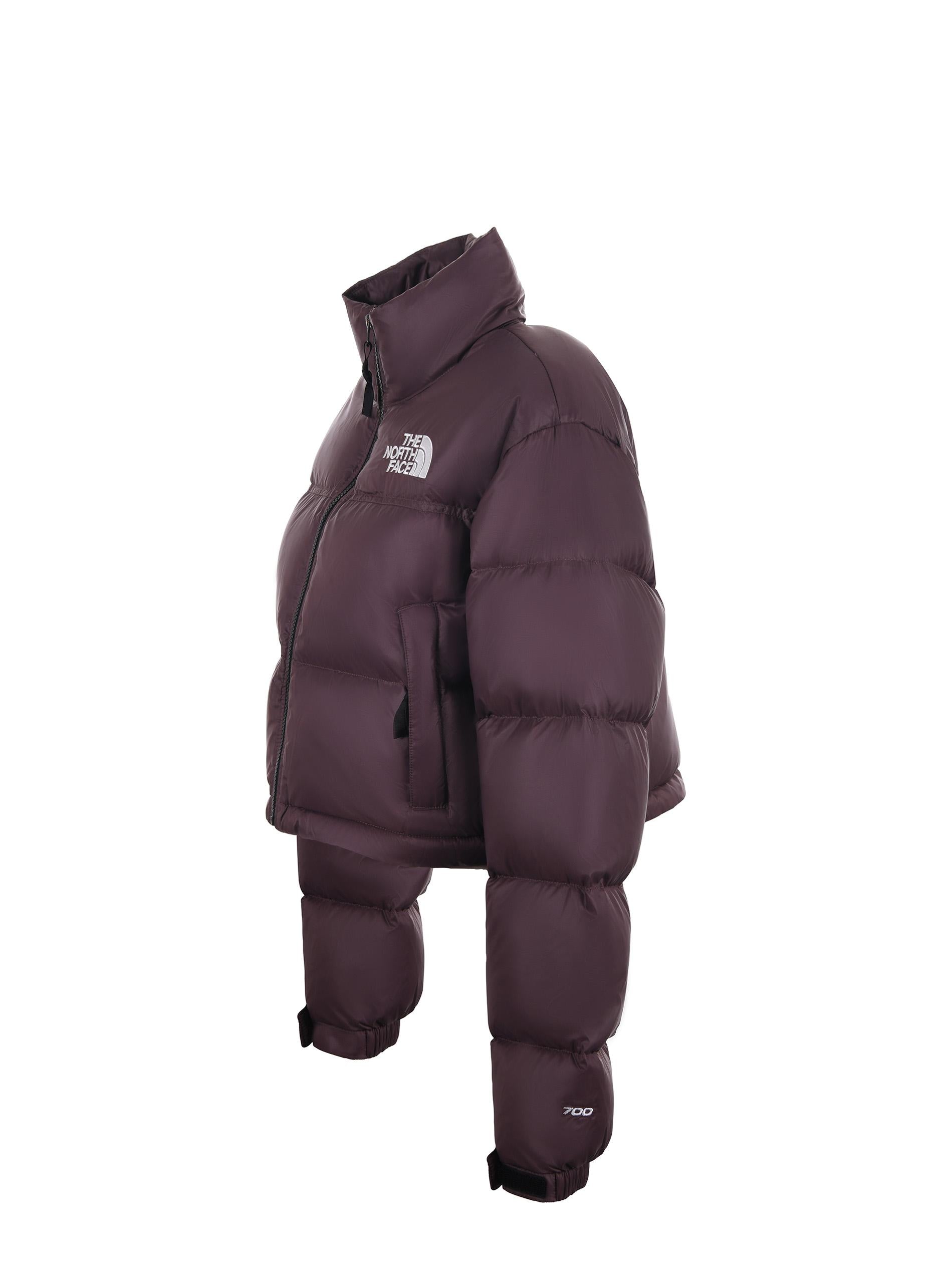 Piumino corto The North Face "nuptse short" 