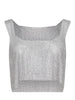 TWENTY FOURHAITCH Top A0092-NEW ATENE ARGENTO Argento