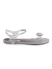 MENGHI Sandals 727-SW CRYSTAL Silver