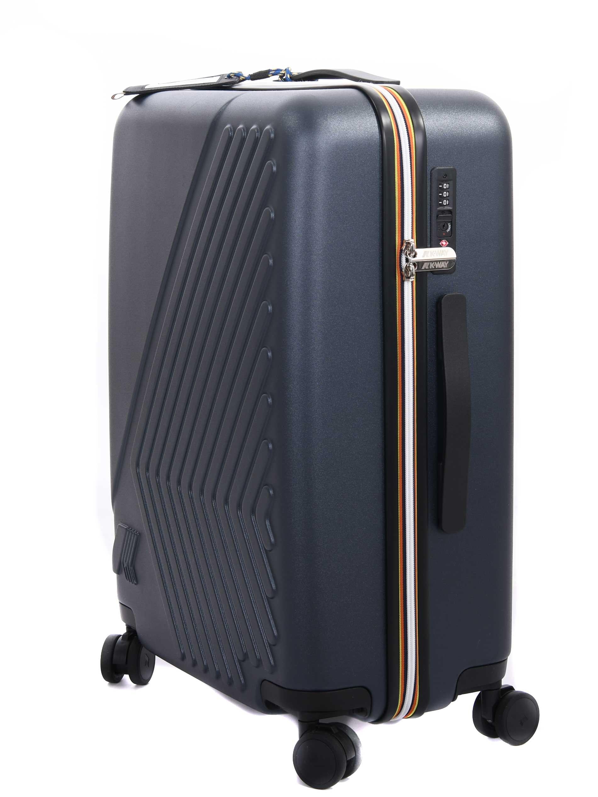 Trolley grande rigido K-Way "Eudoxieur logo" 