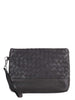 THE JACK LEATHERS Clutch CLAU-NAIN 06 Dark brown