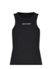 PALM ANGELS Tank tops PWAC024S26JER001 1003 Black