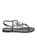 MENGHI Sandals 110-SW BLACK GEL Black