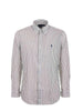 POLO RALPH LAUREN Camicie 710B15595 009 Verde militare/Bianco